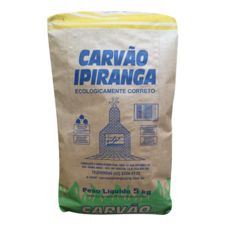 Carvão ipiranga 5 kg