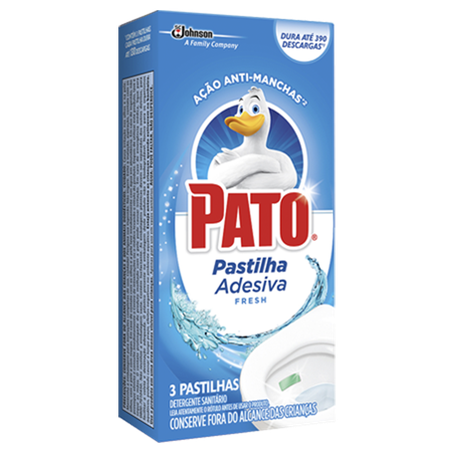 Pastilha adesiva pato fresh c/3