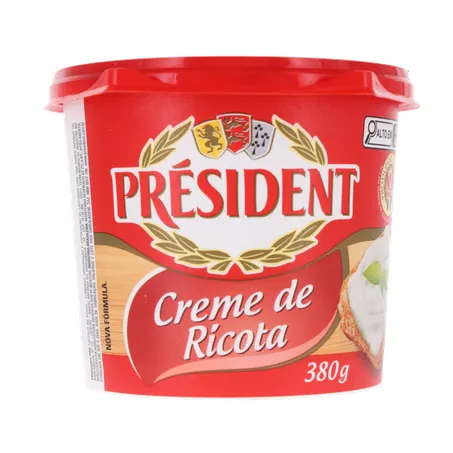 Creme de Queijo Ricota Président 380g 360-34