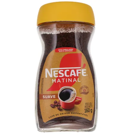 Café-solúvel Nescafé 160g - Matinal - Vidro
