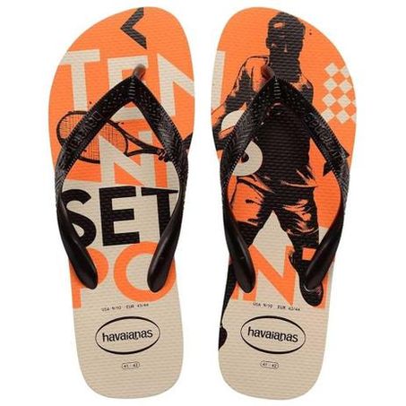 HAVAIANAS ATHLETIC BEGE PALHA 39/40