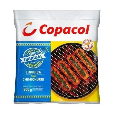 Linguiça de Frango Copacol Uruguai Chimichurri Embalagem 600G