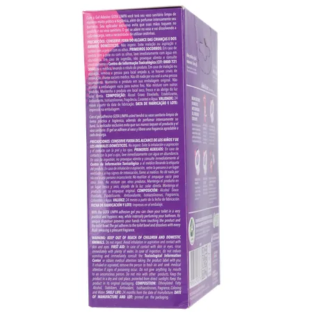 Gel adesivo sanitário gota limpa lavanda 41g 360-10