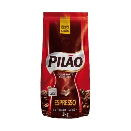 Cafe torrado grãos espresso pilão 1kg