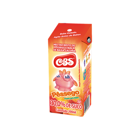 Nectar cbs 200ml pessego misto
