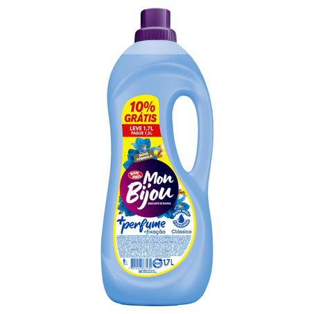 Amaciante Mon Bijou 1,7 Litro - Mais Perfume - Frescor