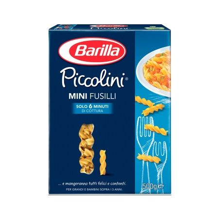 MAC BARILLA MINI FUSILLI PIC 500G