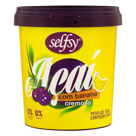 Açaí com banana selfsy