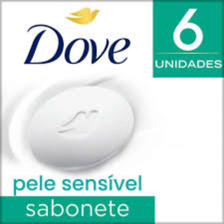 Sabonete barra dove pcc/06x90g pele sensivel