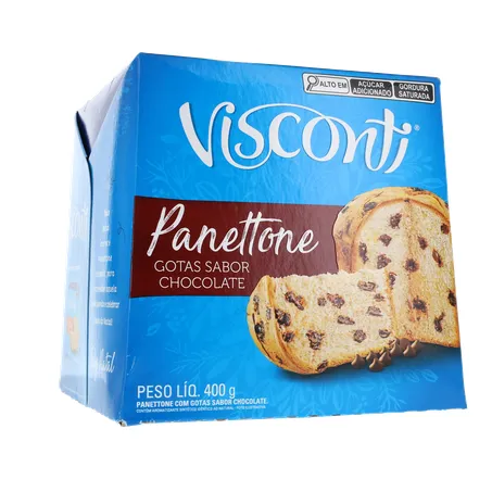 Panettone Visconti Chocolate Caixa 400gr 360-16