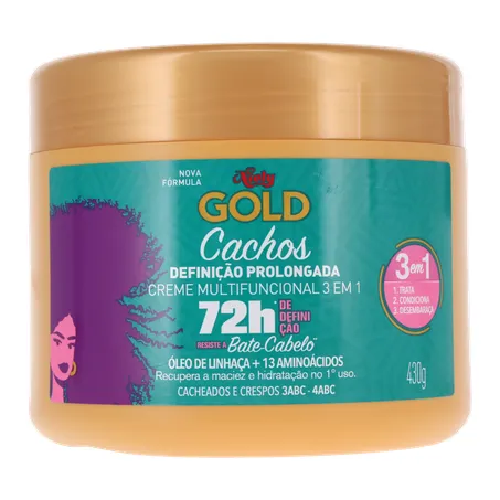 Creme de Tratamento Niely Gold 430g - Cachos