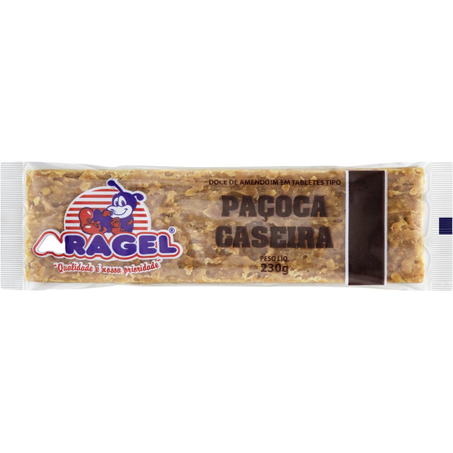 Doce de Amendoim Aragel 230g - Paçoca Caseira