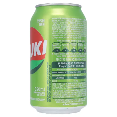 BEBIDA FRUKI SABOR LIMÃO LATA 350ML 360-22
