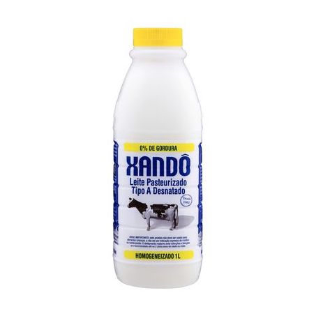 Leite Pasteurizado Xando Desnatado Light Garrafa 1LT