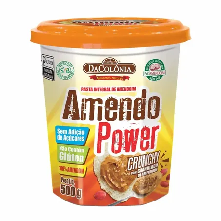 AMENDOPOWER CRUNCHY GRANULADO DACOLONIA 500GR