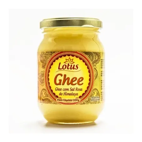 MANTEIGA GHEE COM SAL ROSA 200G - LOTUS