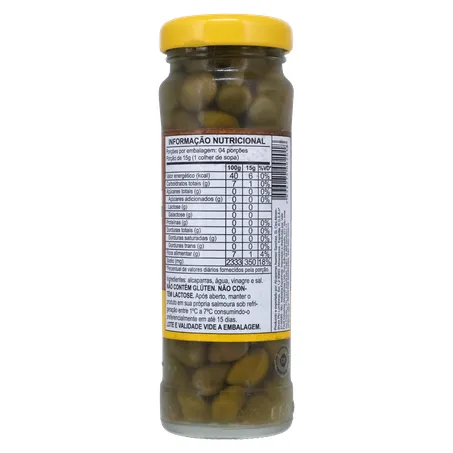Alcaparras Vale Fértil Conserva Vidro 60g 
  360-17