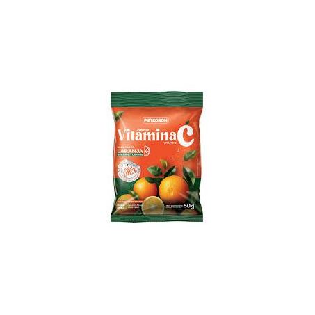 BALA VITAMINA C DIET LARANJA PIETROBON 50G