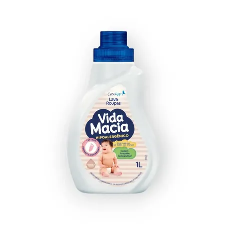 LAVA ROUPA VIDA MACIA ALGODÃO 1L