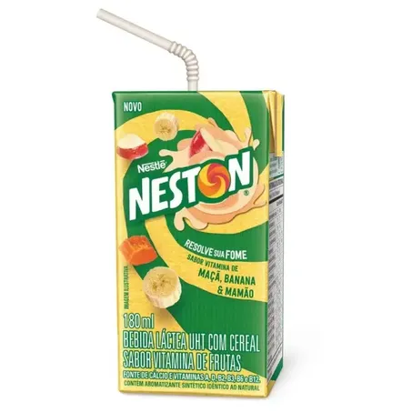 Bebida Láctea Neston Maçã, Banana, Mamão 180ml