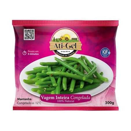 Vagem Inteira Fina Ati-gel Congelado 300G