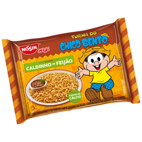 MACARRÃO INST NISSIN CHICO CALDINHO FEIJÃO 75G