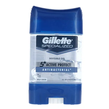 Desodorante Gel Gillete 82g Clear Antibacteriano 360-0