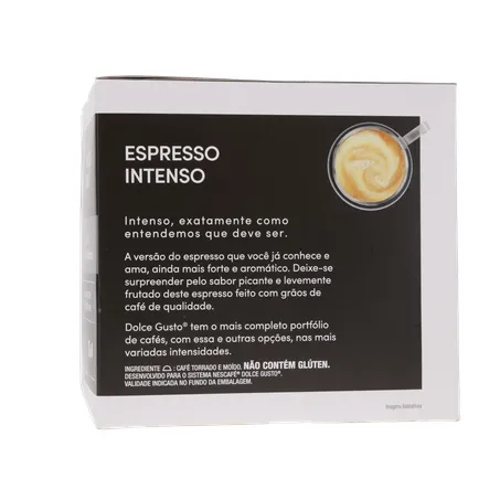 CAFÉ CÁPSULAS DOLCE GUSTO ESPRESSO INTENSO C/10 UN 360-8