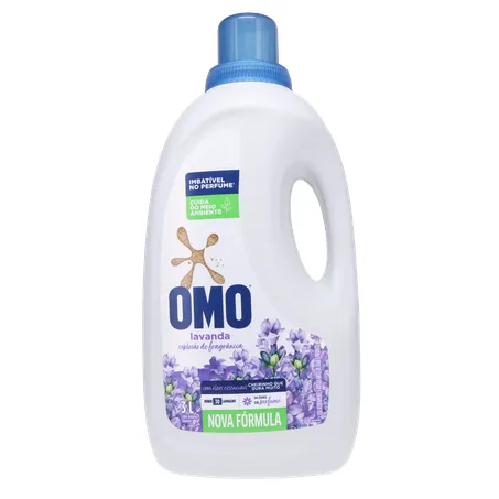 Lava Roupas OMO Lavanda Frasco 3L