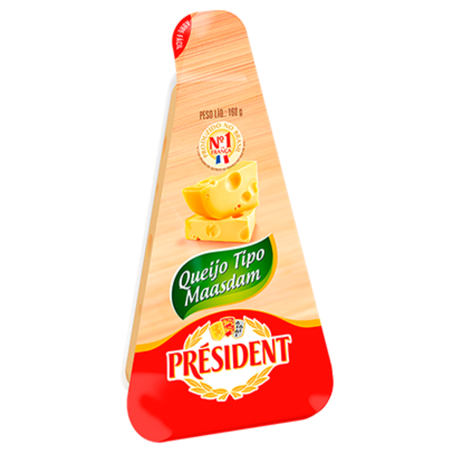 Queijo maasdam président 160g