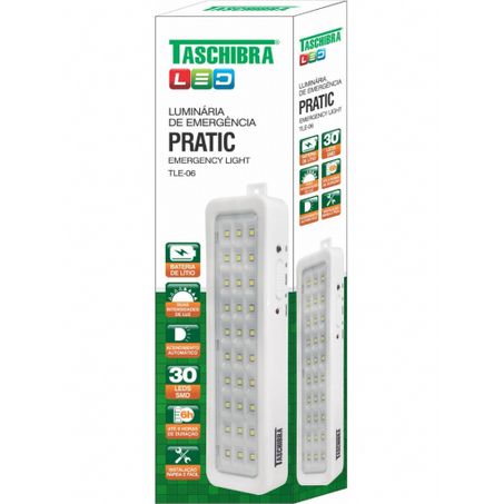 LUMINARIA DE EMERGENCIA TASCHIBRA 30LED