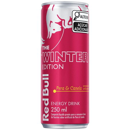 Energetico red bull 250ml lata pera e canela