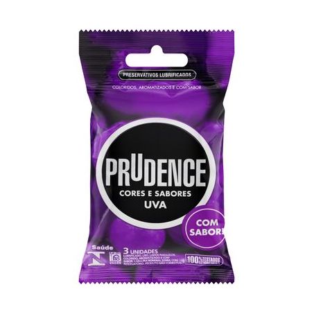 PRESERVATIVO PRUDENCE SABOR UVA