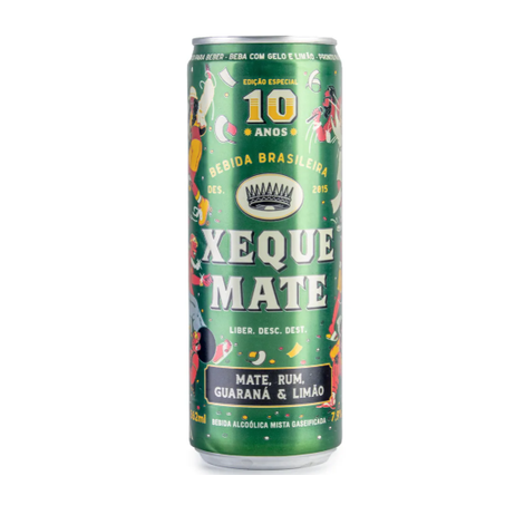 BEB.MISTA XEQUE MATE RUM 362ML GUARANA/LIMAO