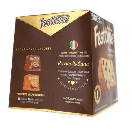 Panettone Festtone Premium Chocolate Belga 400g 360-11