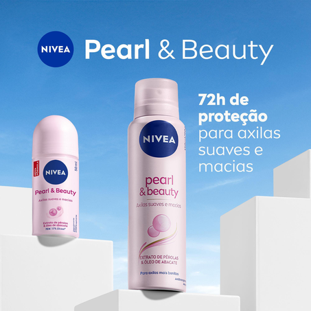 Desodorante Aerossol NIVEA Pearl e Beauty 150Ml 360-2