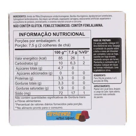 Po para pudim apti zero baunilha 30g 360-2