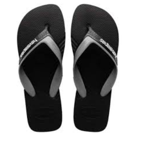 Sandalia/chinelo havaianas dual preto cinza aco 41/42