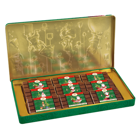 Chocolate Heidel Ao Leite Lata Papai Noel 90g 360-1