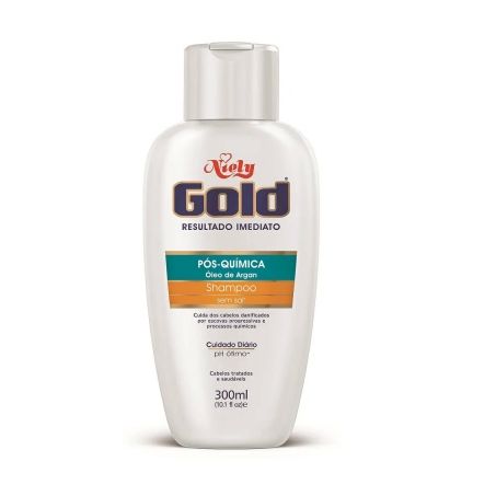 Shampoo Niely Gold Pós Química Embalagem 300ML