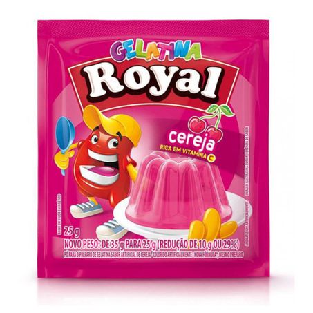 GELATINA ROYAL CEREJA 25G