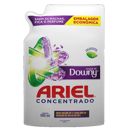LAVA ROUPAS ARIEL CONCENTRADO TOQUE DOWNY SC 900ML 360-1