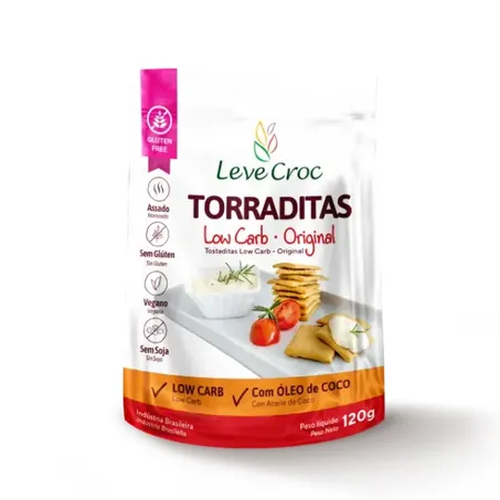 Torraditas leve croc low carb original 120g