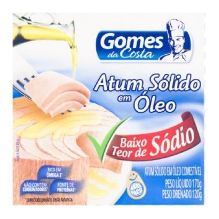 Atum Gomes Da Costa   Teor Sodio 120g