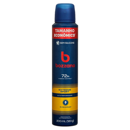 Desodorante Bozzano 200ml - Aerossol - Extreme Sport - Leve Mais, Pague Menos