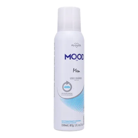 Antitranspirante Aerossol Mood Care Men Frasco Spray 260ml 360-33