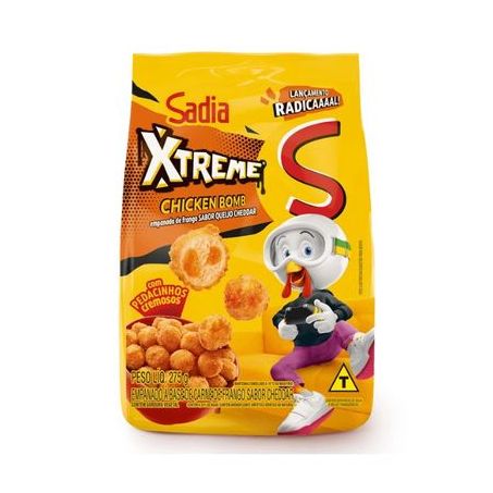 CHICKEN BOMB XTREME FRANG COM QUEIJO SADIA 275G