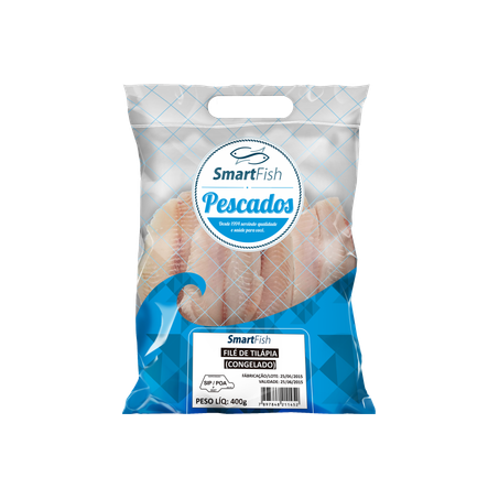 Filé de Tilápia SmartFish 400g - Congelado - IQF