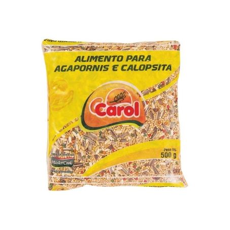 ALIMENTO P/PASSARO AGAPORNIS/CALOPSITA CAROL 400G