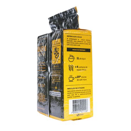 CAFÉ PÓ OURO VÁCUO TRADICIONAL 500G 360-40